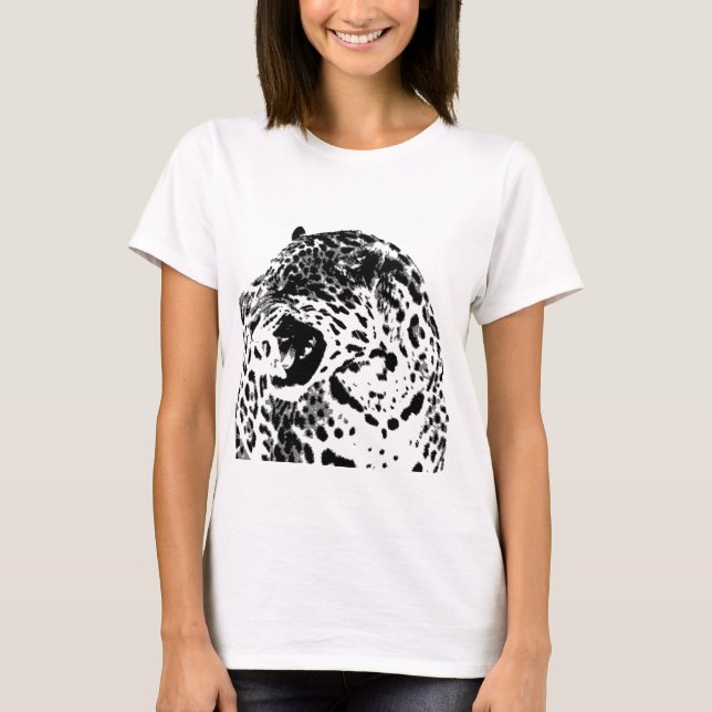 Jaguar Roaring T-Shirt (Vorderseite)