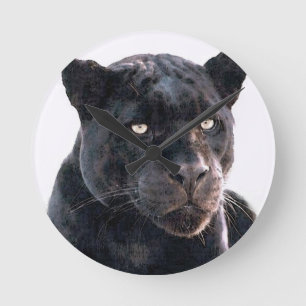 Jaguar Runde Wanduhr