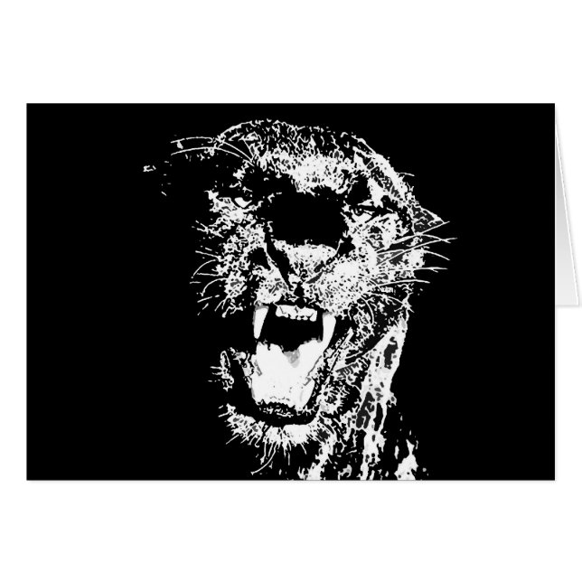 Jaguar - Schwarzer Panther (Vorderseite (Horizontal))