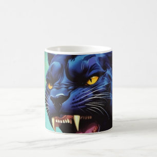 Jaguar - Schwarzer Panther Kaffeetasse