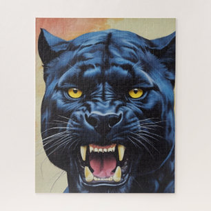 Jaguar - Schwarzer Panther Puzzle