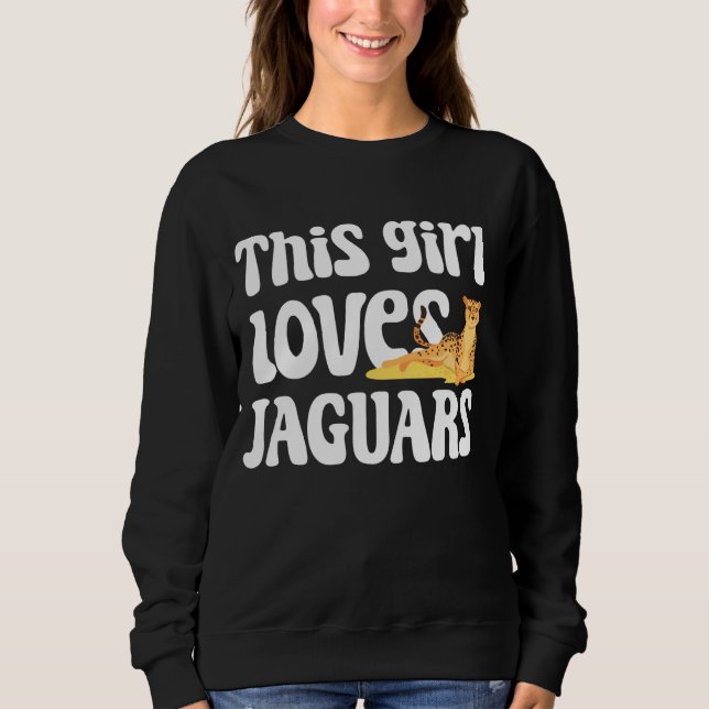 Jaguar Shirt Girls Jaguar Lover Jaguars (Vorderseite)