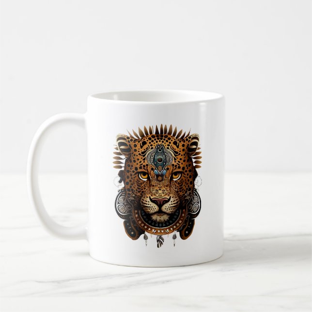 Jaguar Spirit Animal Tasse (Links)