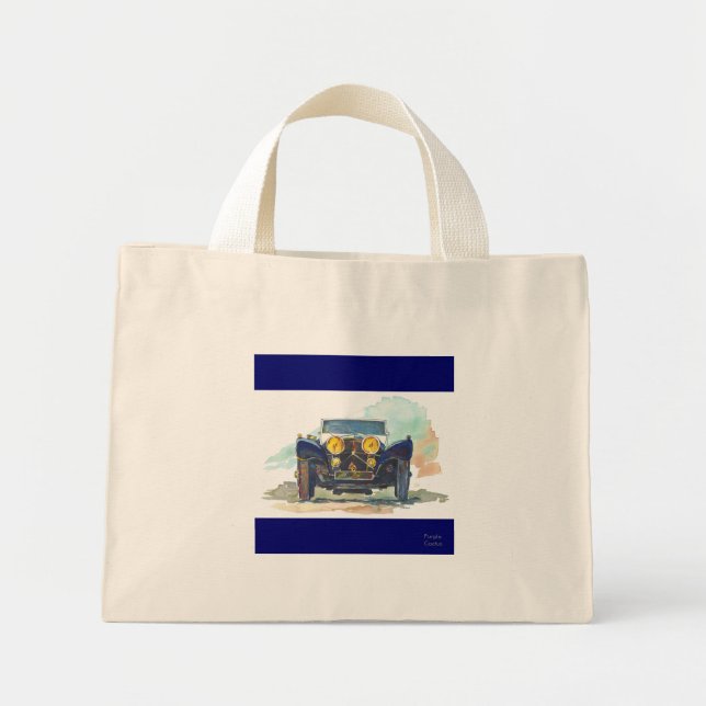 Jaguar SS-100 Mini Stoffbeutel (Vorne)