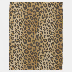 Jaguar-Tiermuster Fleecedecke