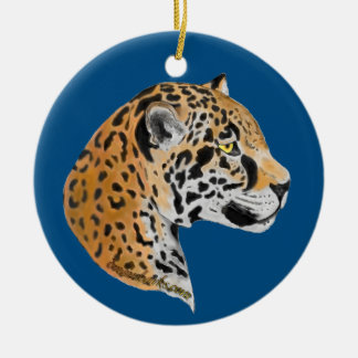 Jaguar-Verzierung Keramik Ornament