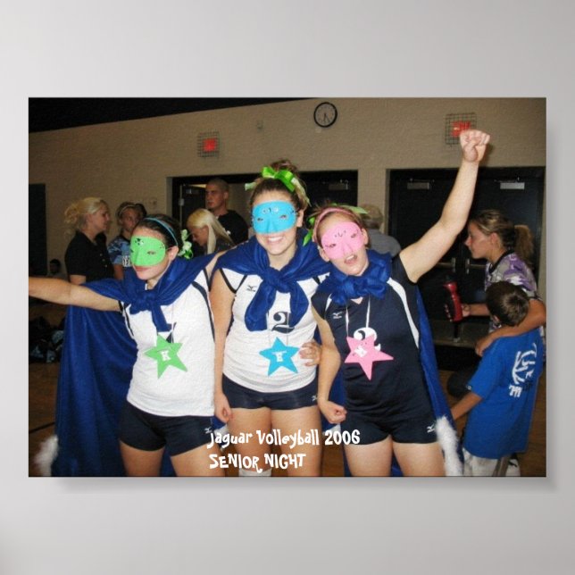 Jaguar Volleyball Senior Night Poster (Vorne)