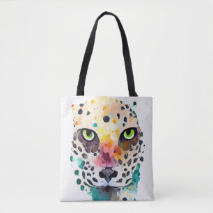 Jaguar Wild Animal Nature Wasserfarben Malerei