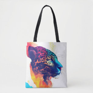 Jaguar Wild Nature Animal Color Art Malerei
