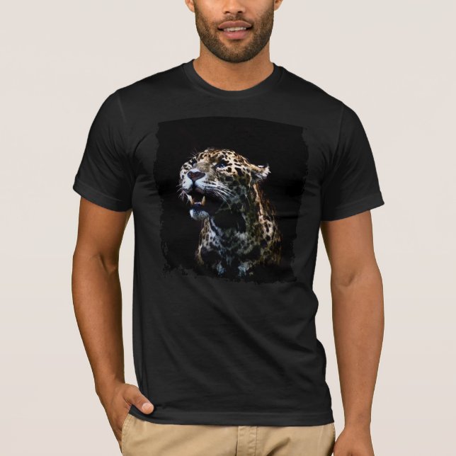 Jaguar, Wilde Katze, Animal-Lover, Katzenliebhaber T-Shirt (Vorderseite)