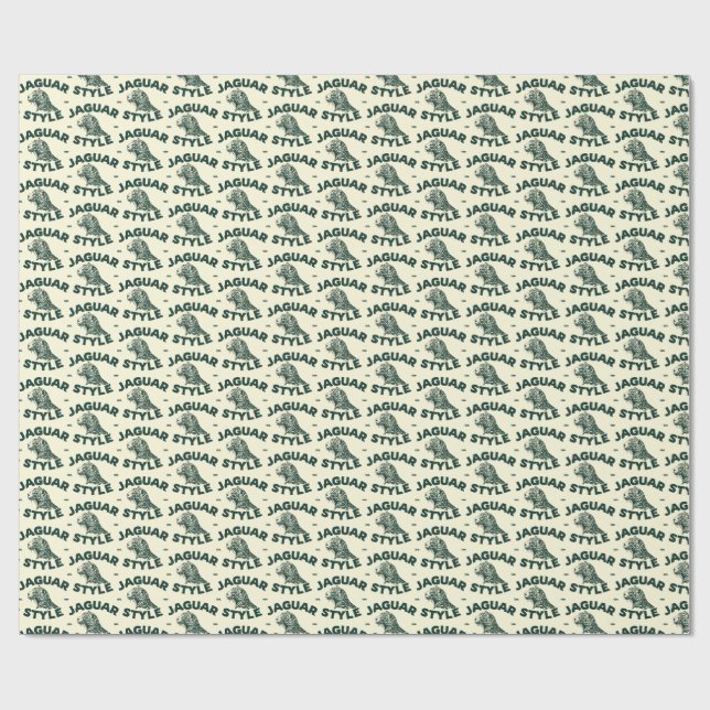 Jaguar Wrapping Paper Geschenkpapier (Flach)