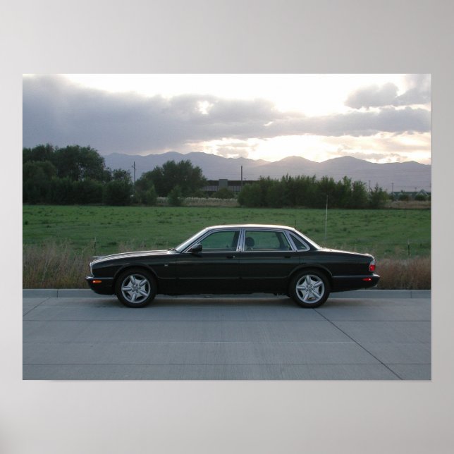 Jaguar XJ8 Poster (Vorne)