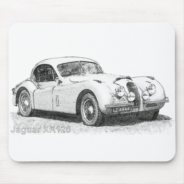 Jaguar XK120 Mousepad (Vorne)