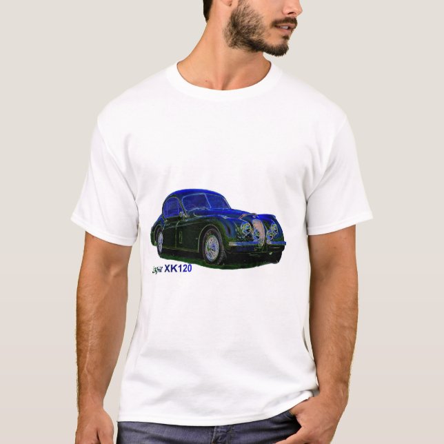 Jaguar XK120 T-Shirt (Vorderseite)