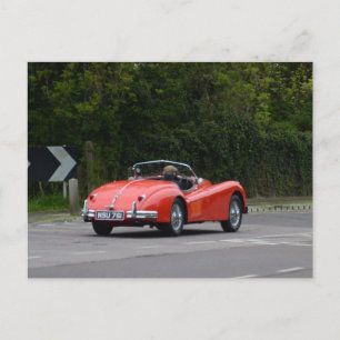 Jaguar XK140 Postkarte