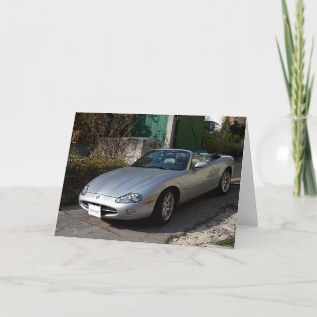 Jaguar XK8 Cabriolet Karte (Vorderseite)