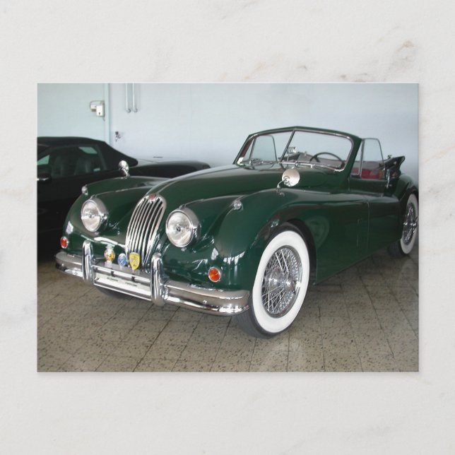 Jaguar XK 120 Postkarte (Vorderseite)