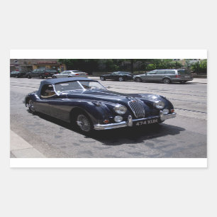 Jaguar XK 120 Rechteckiger Aufkleber