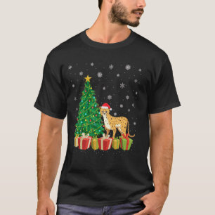 Jaguar Xmas Tree Lighting Weihnachtsmannmütze Jagu T-Shirt