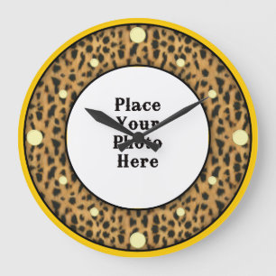 Jaguar Your Foto Wall Clock Große Wanduhr