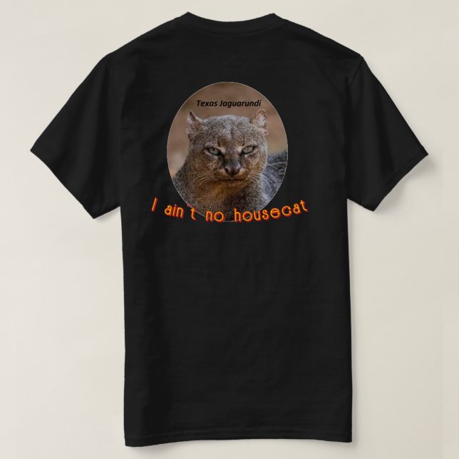 Jaguarundi T-Shirt (Design Rückseite)