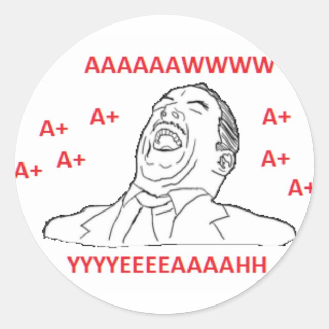 JAH A+ RUNDER AUFKLEBER (Vorderseite)