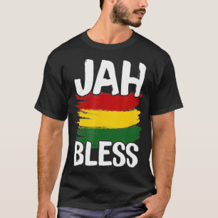 Jah Bless Reggae Rasta Rastafari Jamaican T-Shirt