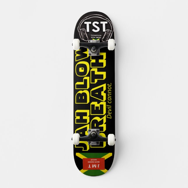 JAH BLOW BREATH DEVIL KANN KEIN Skateboard (Vorderseite)