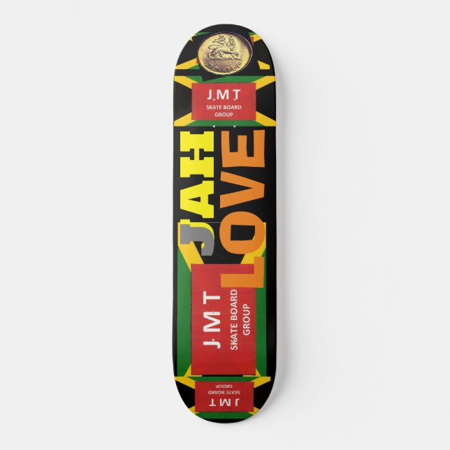 JAH LIEBE JMT Skateboard (Vorderseite)