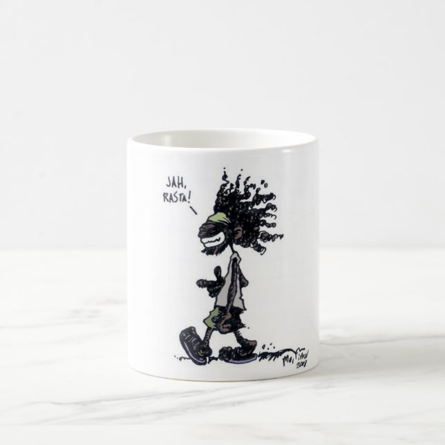 Jah Rasta Frühstück Tasse (Mittel)