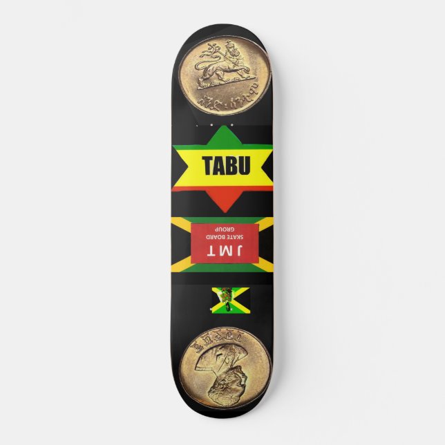 JAH RASTA Skateboard (Vorderseite)