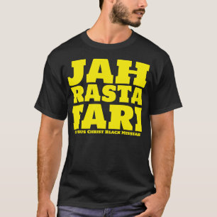 JAH RASTAFARI & BLACK MESSIAH Basic Dark T - Shirt