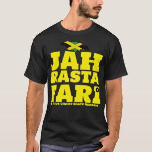 JAH RASTAFARI & BLACK MESSIAH Basic Dark T - Shirt