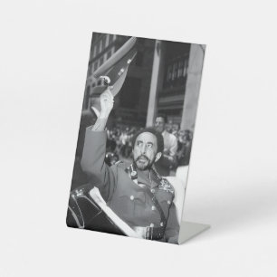 Jah Rastafari Haile Selassie Rasta Livity Wurzeln Sockelschild