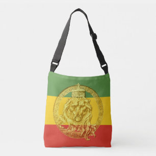 Jah Rastafari Löwe von Judah Cross Body Bag Tragetaschen Mit Langen Trägern