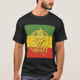 Jah Rastafari Löwe von Judah Golden Rasta King T-Shirt