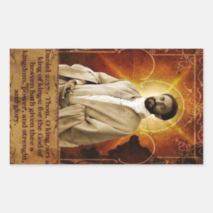 Jah Rastafari Rasta Livity INI One Love Roots  Rechteckiger Aufkleber