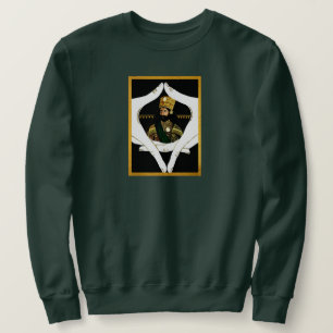 Jah Rastafari Rasta Reggae INI Haile Selassie Sweatshirt