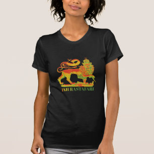 Jah Rastafari T-Shirt Rasta-Farben
