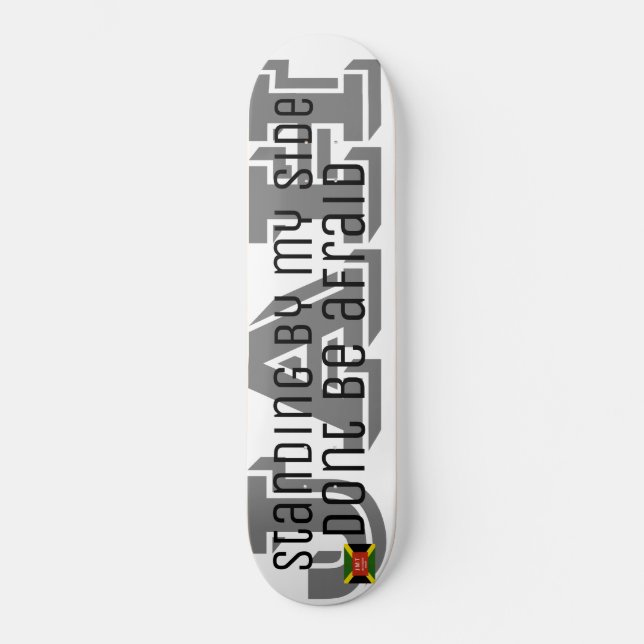 JAH STEHEND VON MEINER SEITE SKATEBOARD (Vorderseite)
