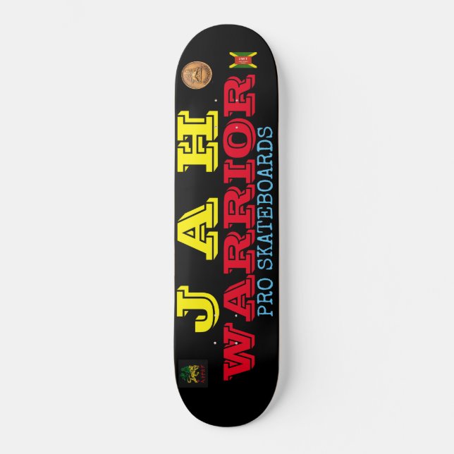 JAH WARRIOR / TST Skateboard (Vorderseite)