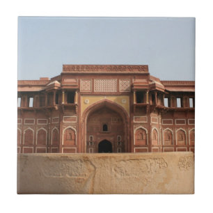 Jahangiri Mahal rotes Fort Agra Indien Fliese