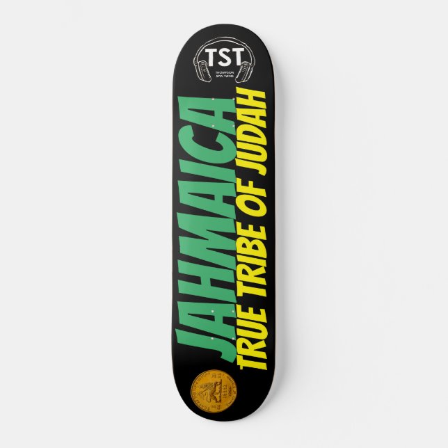 JAHMAICA TRUE TRIBE OF JUDAH Skateboard (Vorderseite)