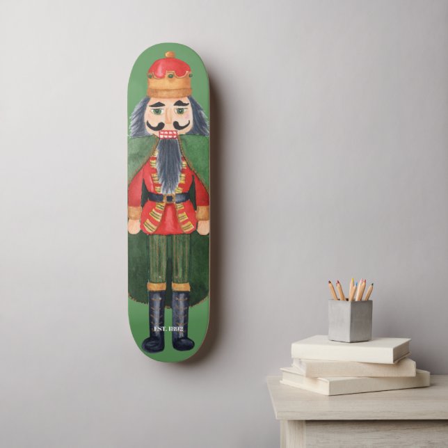 Jahr 1892 wurde der Nutcracker erstmals aufgeführt Skateboard (Wandkunst)
