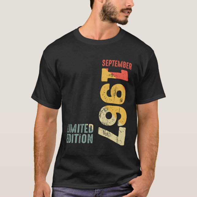 Jahr 1967 September 1967 1967 1967 Seit 1967 T-Shirt (Vorderseite)