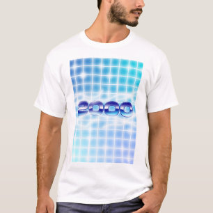 Jahr 2000 Grafik Akzent Kissen T-Shirt