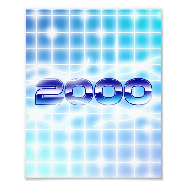 Jahr 2000 Grafik Fotodruck (Vorne)