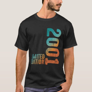 Jahr 2001 Geburtshilfe Vintage Ästhetik 2001 Seit T-Shirt