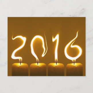 Jahr 2016 postkarte