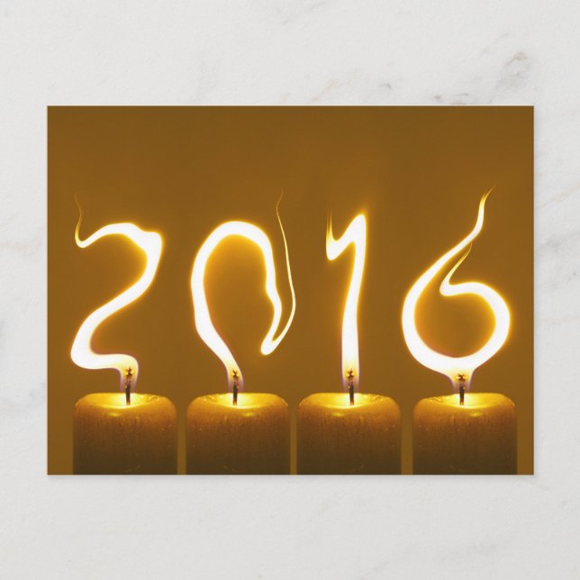 Jahr 2016 postkarte (Vorderseite)
